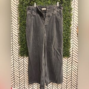 80s inspire FP wide leg jeans-large